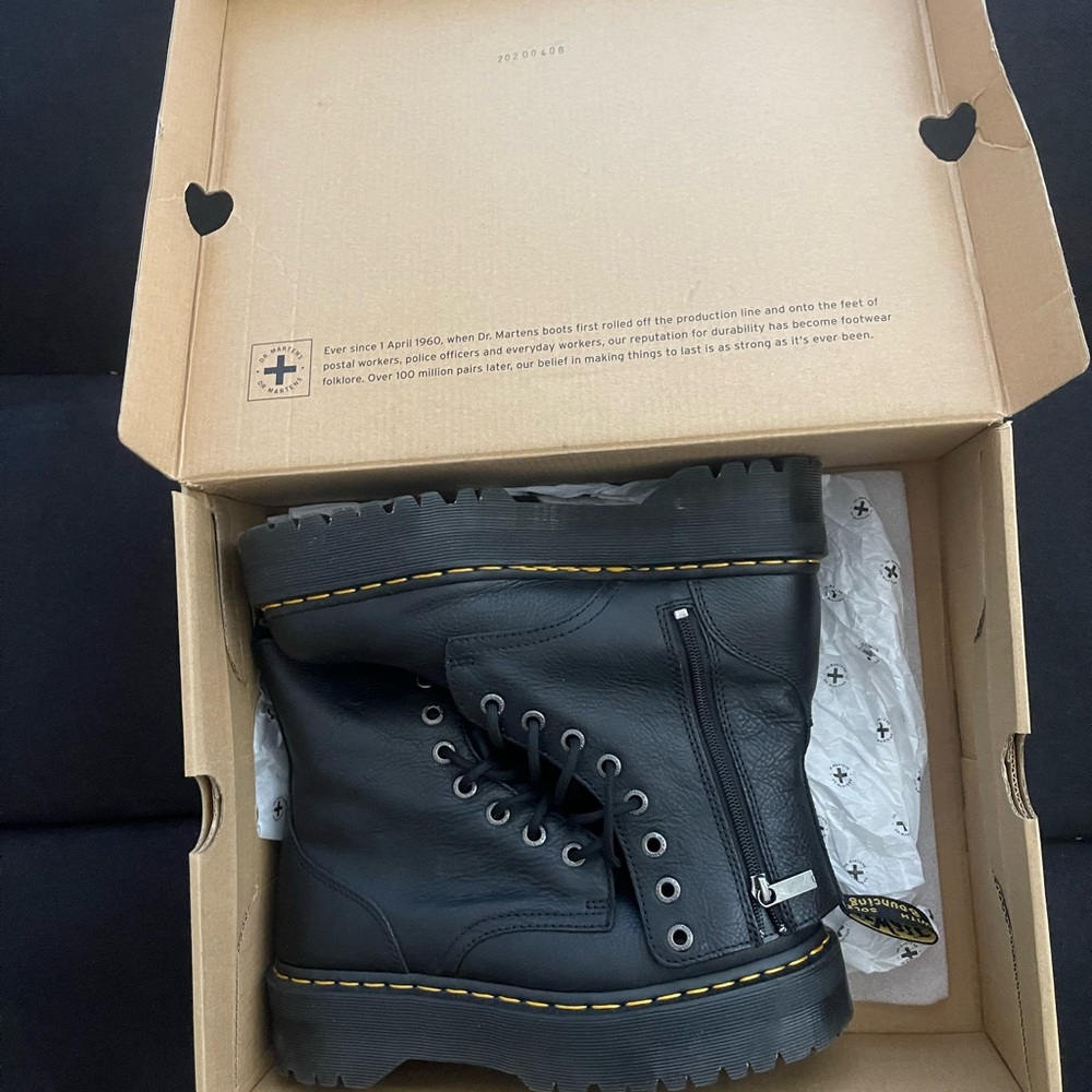 Dr. Martens Black Leather Boots